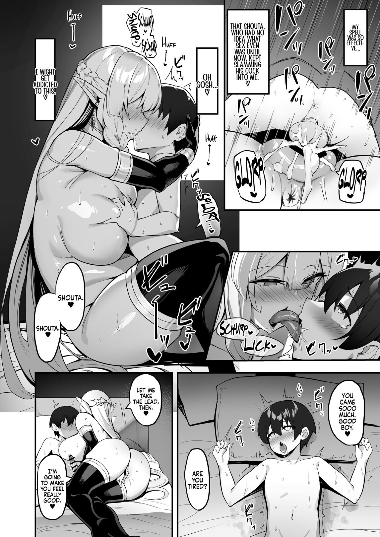 Hentai Manga Comic-A Manga About an Elf Housewife-Read-21